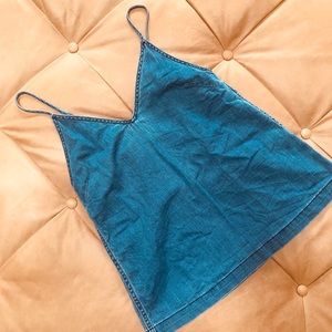ARITZIA WILFRED denim tank top